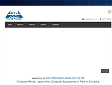 Tablet Screenshot of comtronics.lk