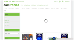 Desktop Screenshot of comtronics.co.uk