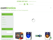 Tablet Screenshot of comtronics.co.uk
